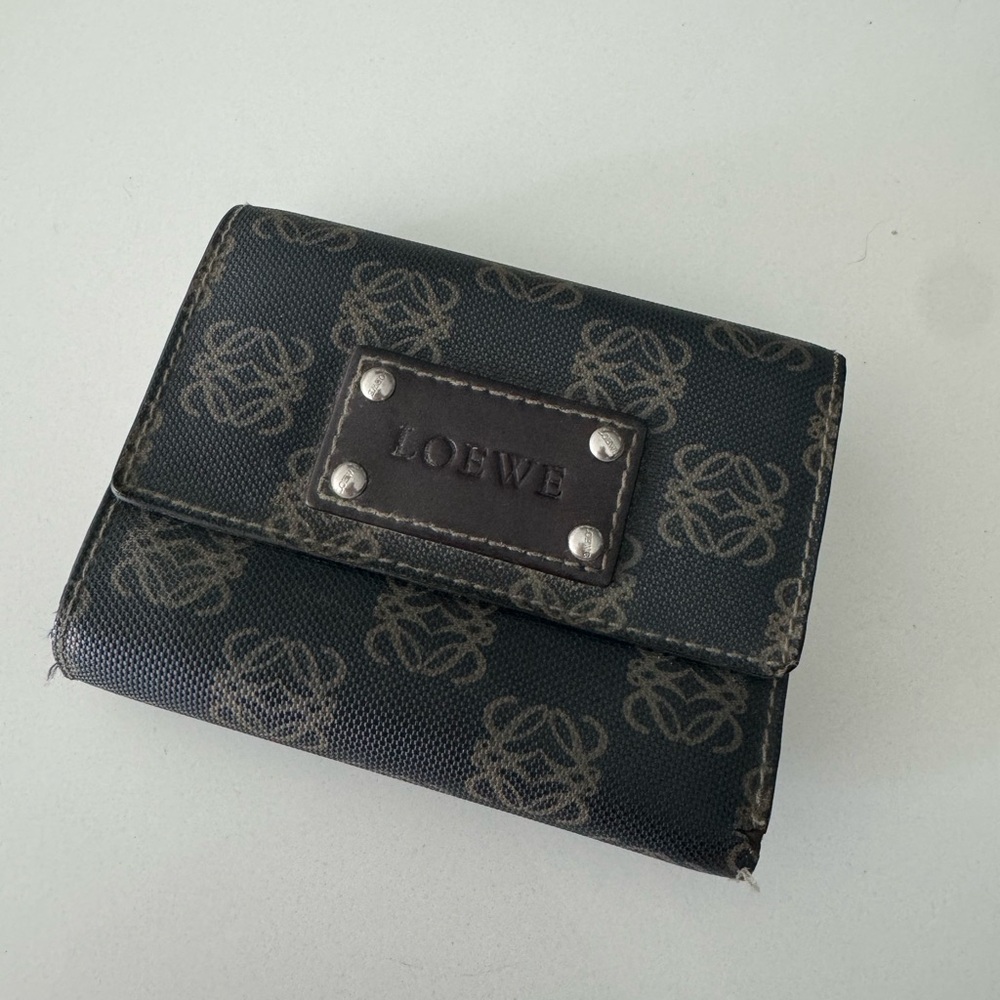 Loewe Brown Anagram Wallet